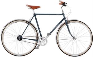 Pashley Countryman 8 Alfine Blå <BR>- Klassisk herre citybike cykel